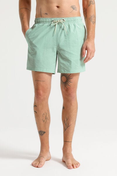 Maillot de bain seersucker ray&eacute;