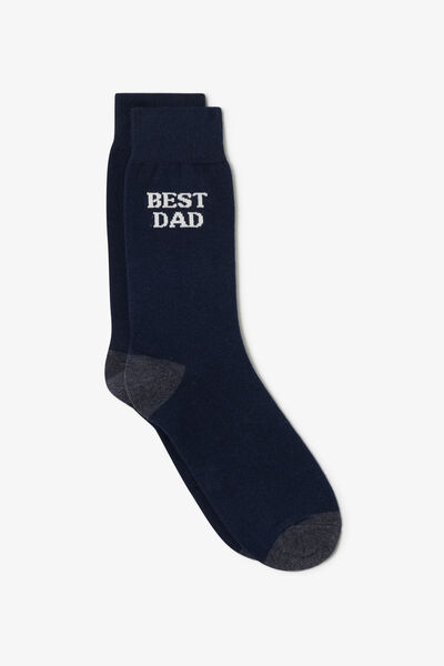 Chaussettes hautes fantaisie f&ecirc;te des p&egrave;res