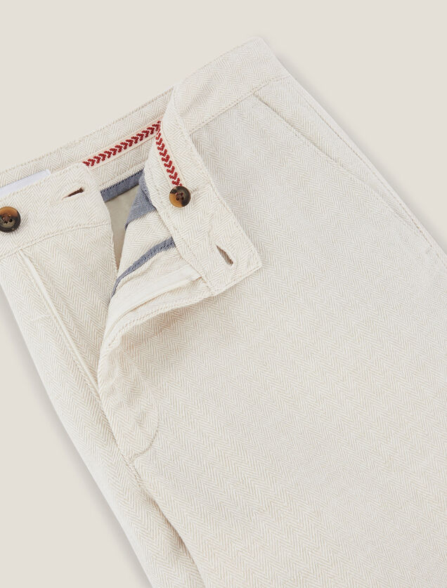 Bermuda à motif chevron