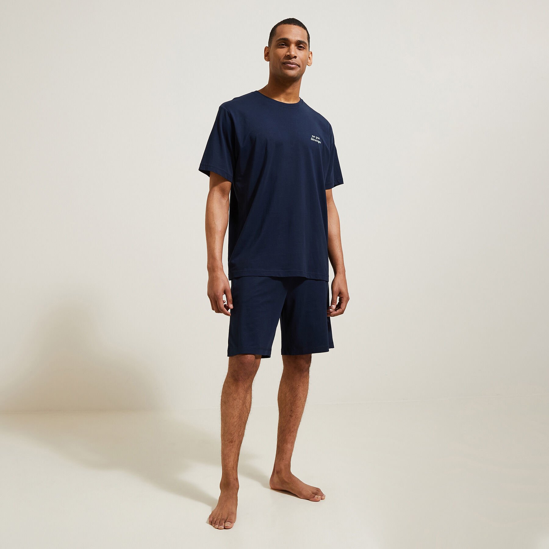 Ensemble pyjama en maille Bleu Jules