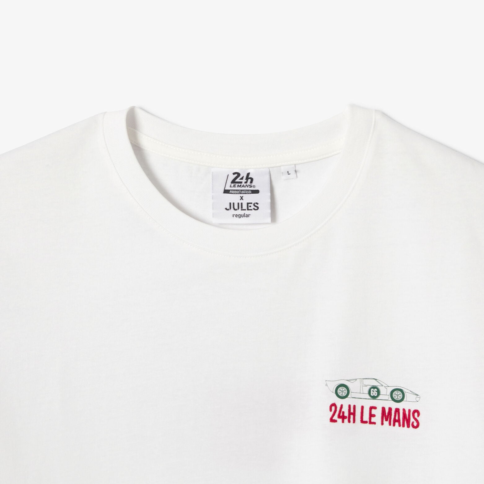 Tee shirt imprim&eacute; et brod&eacute; licence 24H le Mans
