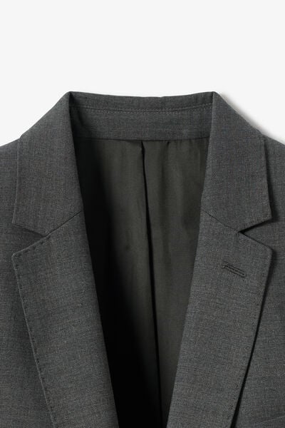 Veste de costume slim bi-stretch unie