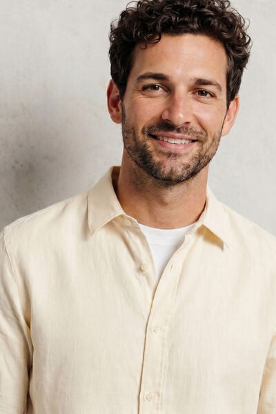 Chemise 100% lin unie