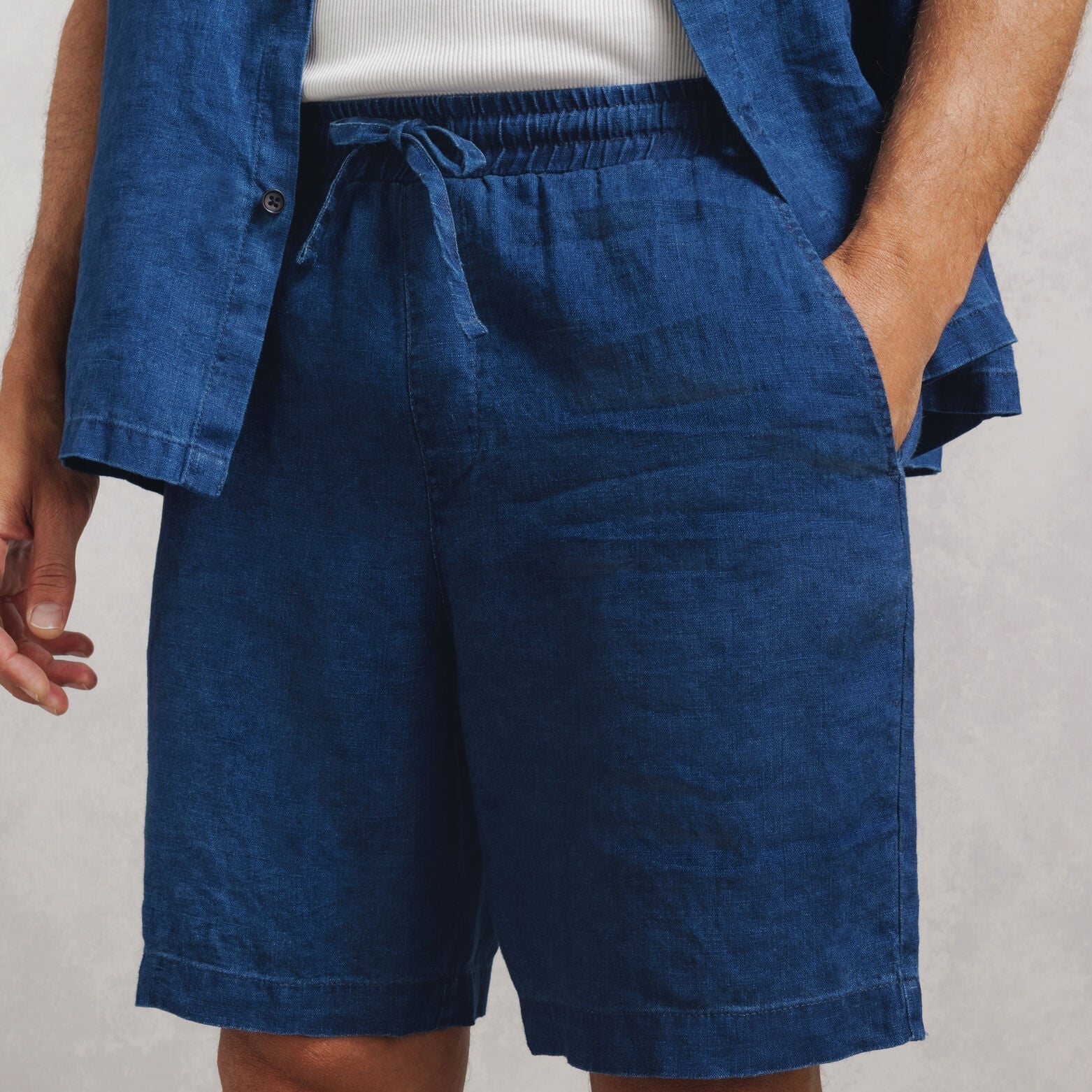 Bermuda taille &eacute;lastiqu&eacute;e