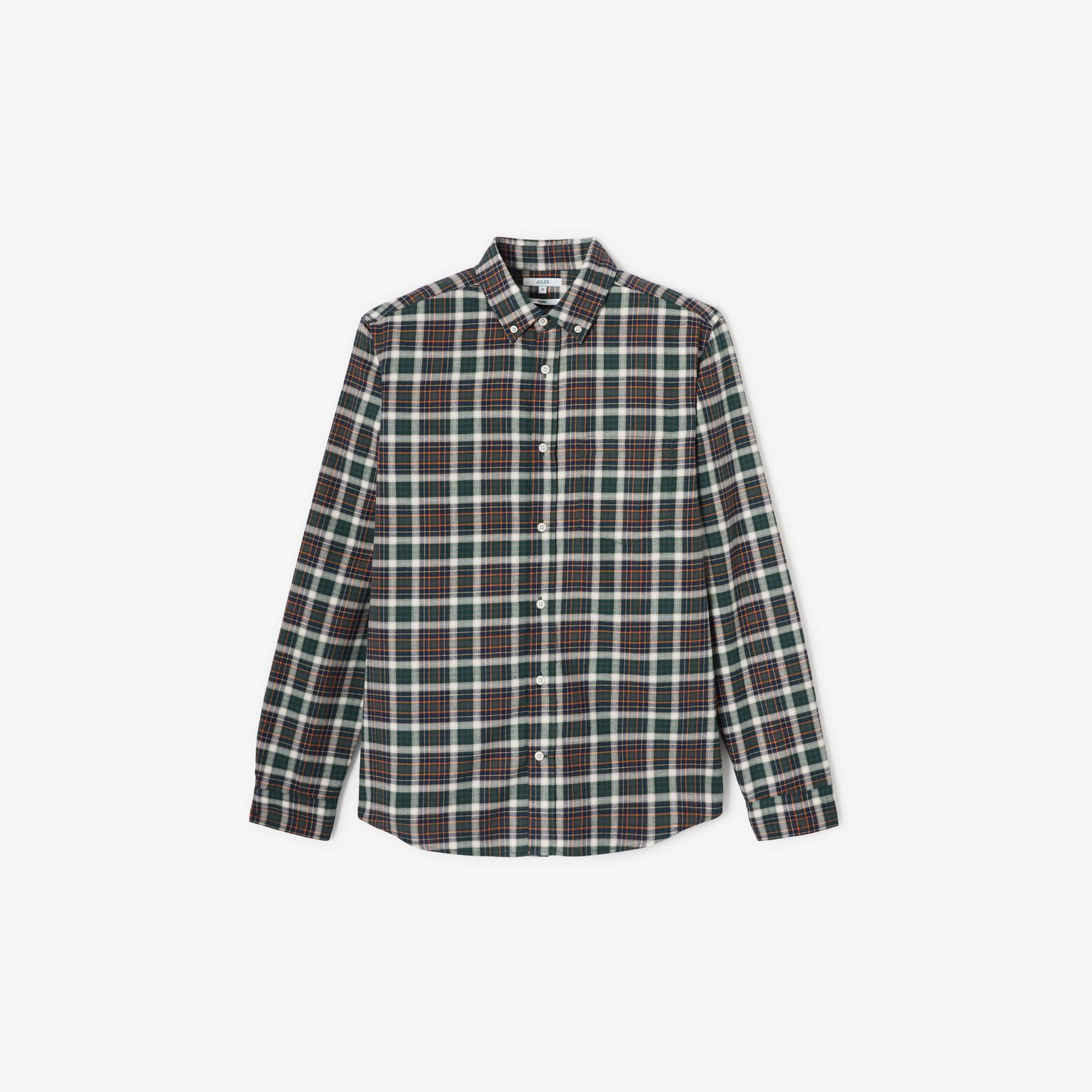 Geruit hemd in flanel