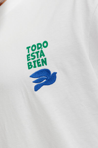 Tee shirt imprim&eacute; devant dos