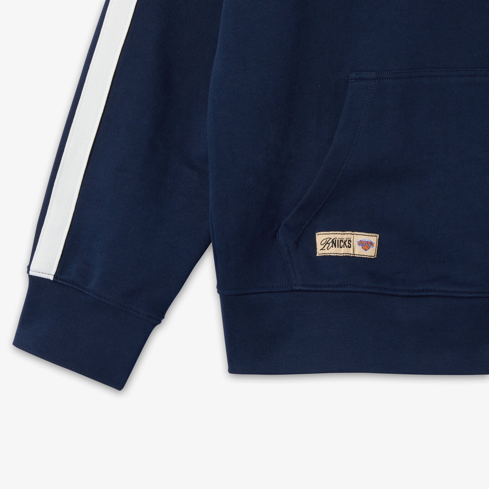 Sweat zipp&eacute; brod&eacute; New York Knicks licence NBA
