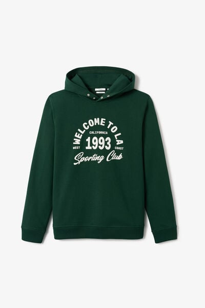Sweat &agrave; capuche imprim&eacute; devant floqu&eacute; 1993