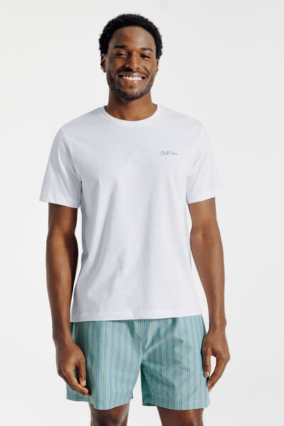 Ensemble pyjama short ray&eacute;