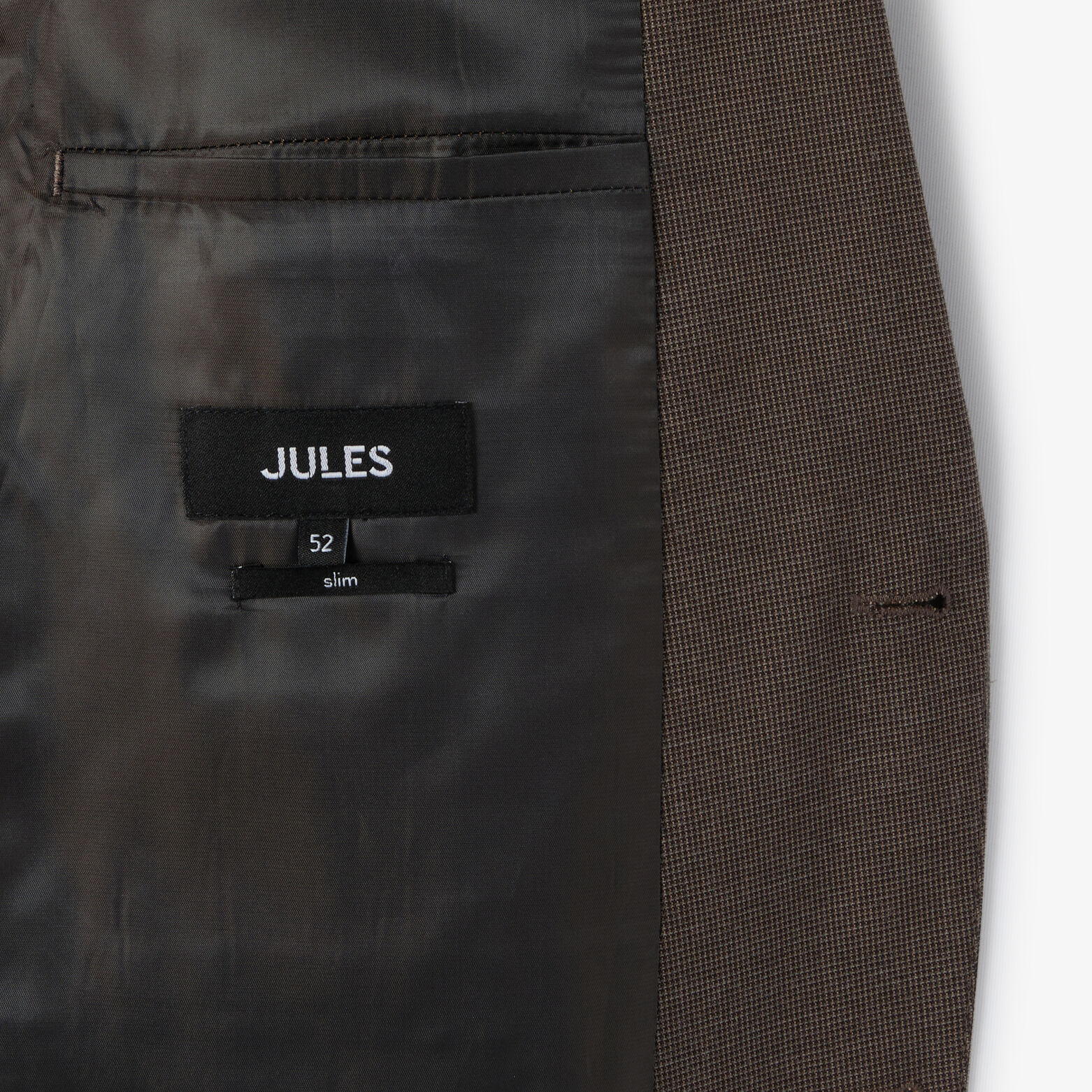 Veste de costume slim pied de puce