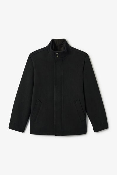 Manteau court parementure amovible