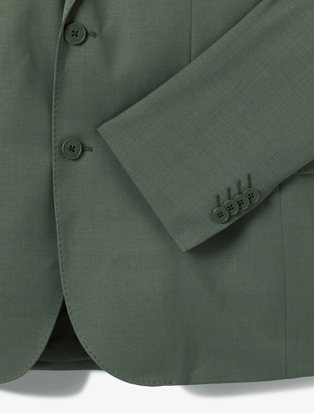 Slim fit kostuumvest in bi-stretchstof