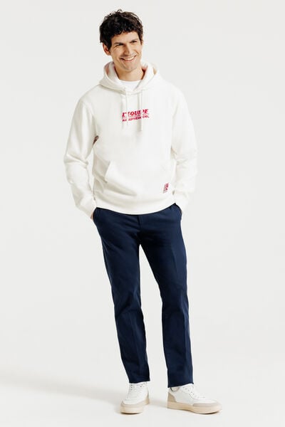 Sweat &agrave; capuche imprim&eacute; licence L'&Eacute;quipe