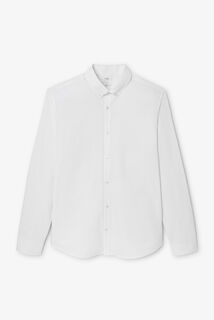 Chemise oxford en coton unie