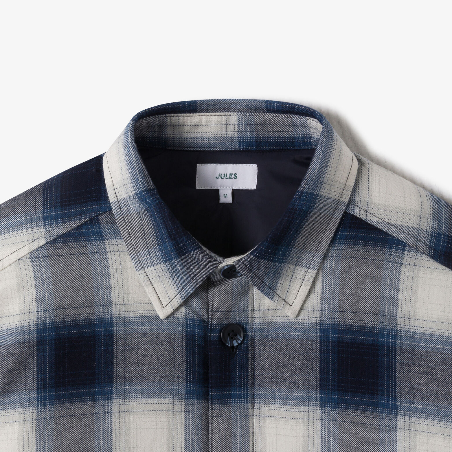 Gevoerd overhemd in katoen