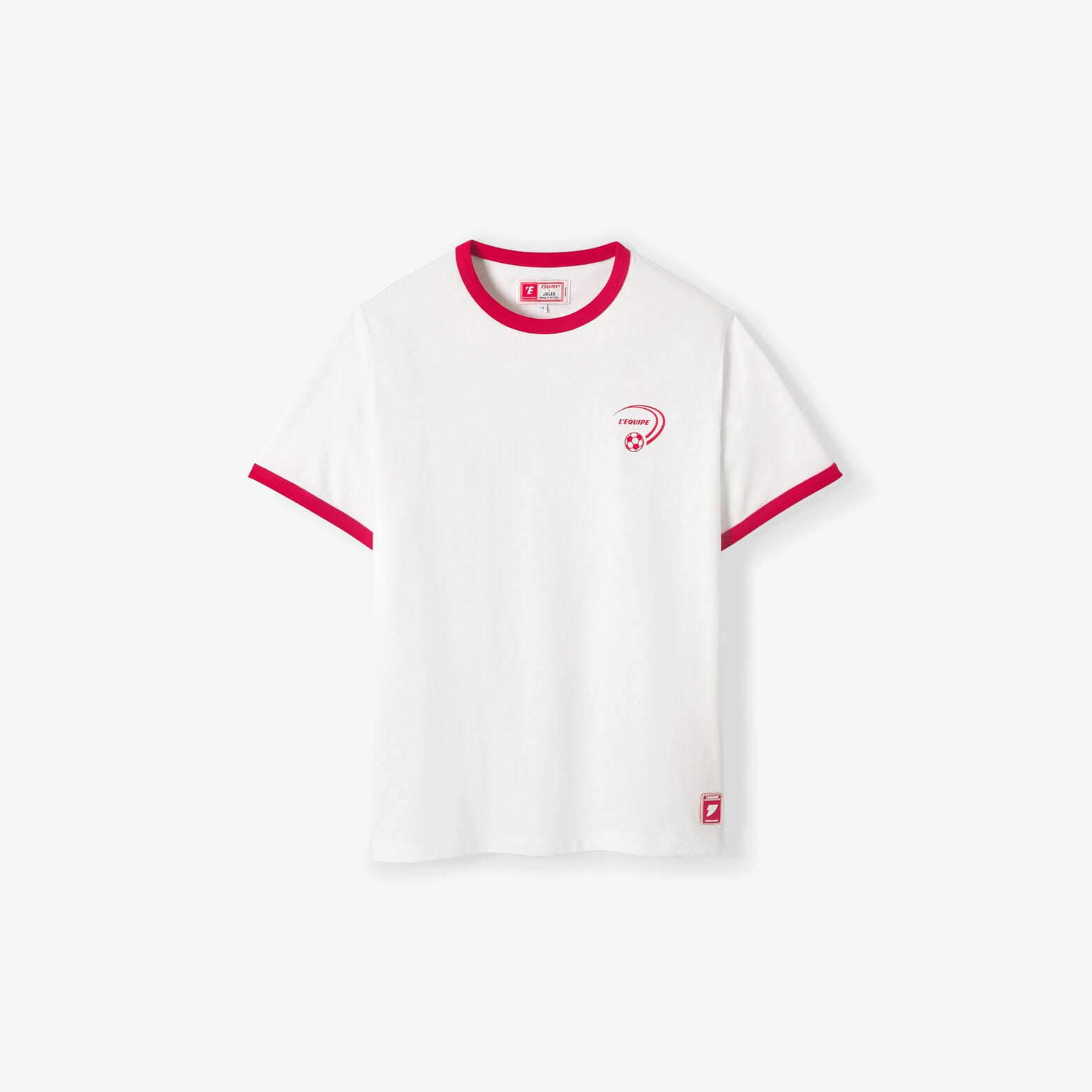 T-shirt met frontprint met L&iquest;&Eacute;quipe licentie