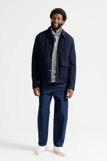 Pull col v sans manches