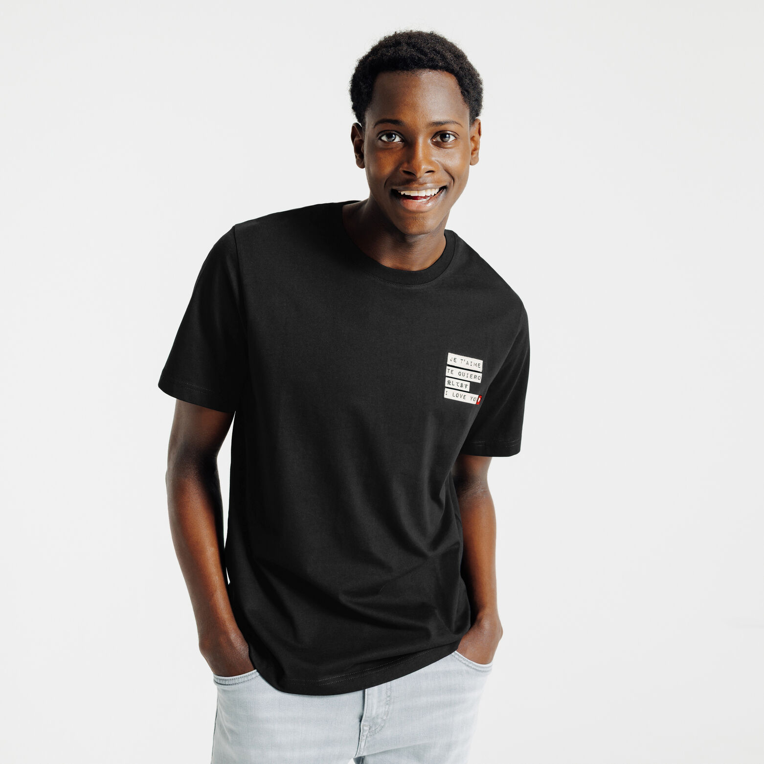 Tee shirt  imprimé Saint-Valentin