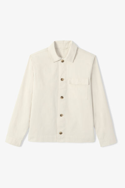 Veste col chemise boutonn&eacute;e mi-saison