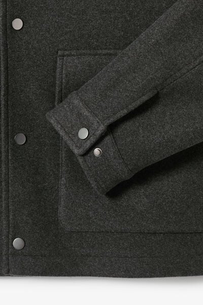 Blouson col chemise pressionn&eacute;