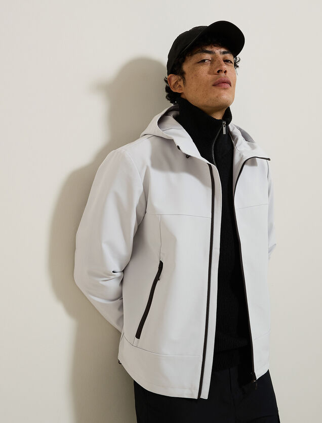 Blouson coupe vent &agrave; capuche