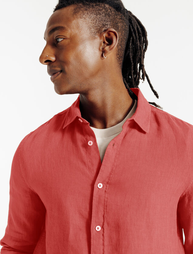 Chemise en lin regular
