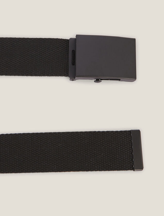 Ceinture sangle avec plaque