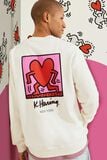 Sweat à col rond licence Keith Haring