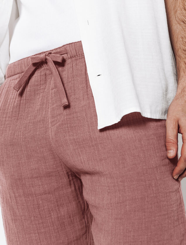 Short en gaze de coton