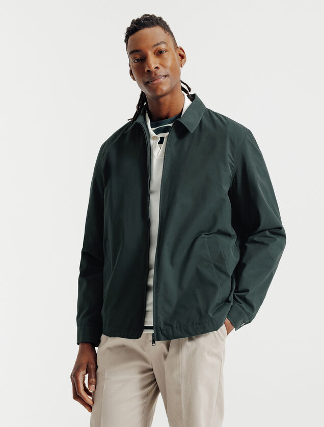 Jack met hemdskraag en rits