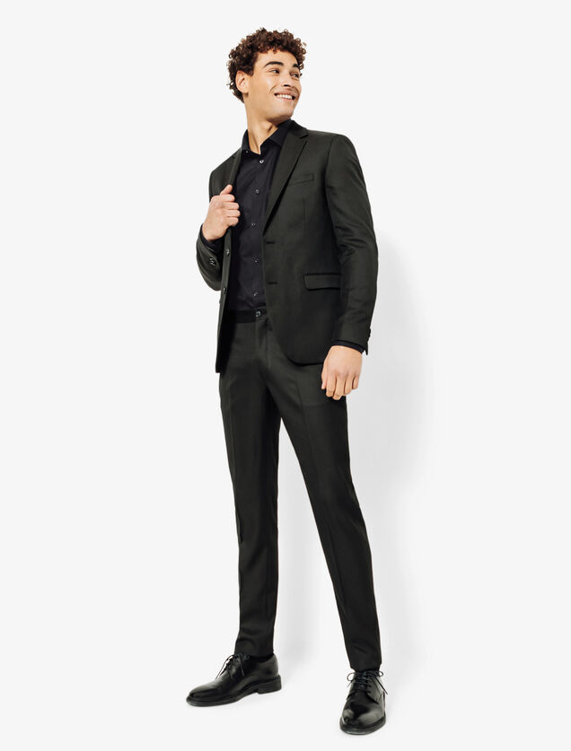 Chemise sans repassage slim en coton