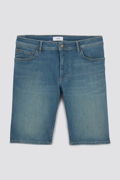 Bermuda in Urbanflex jeans, gerecycled polyester