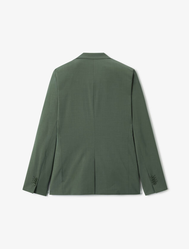 Slim fit kostuumvest in bi-stretchstof