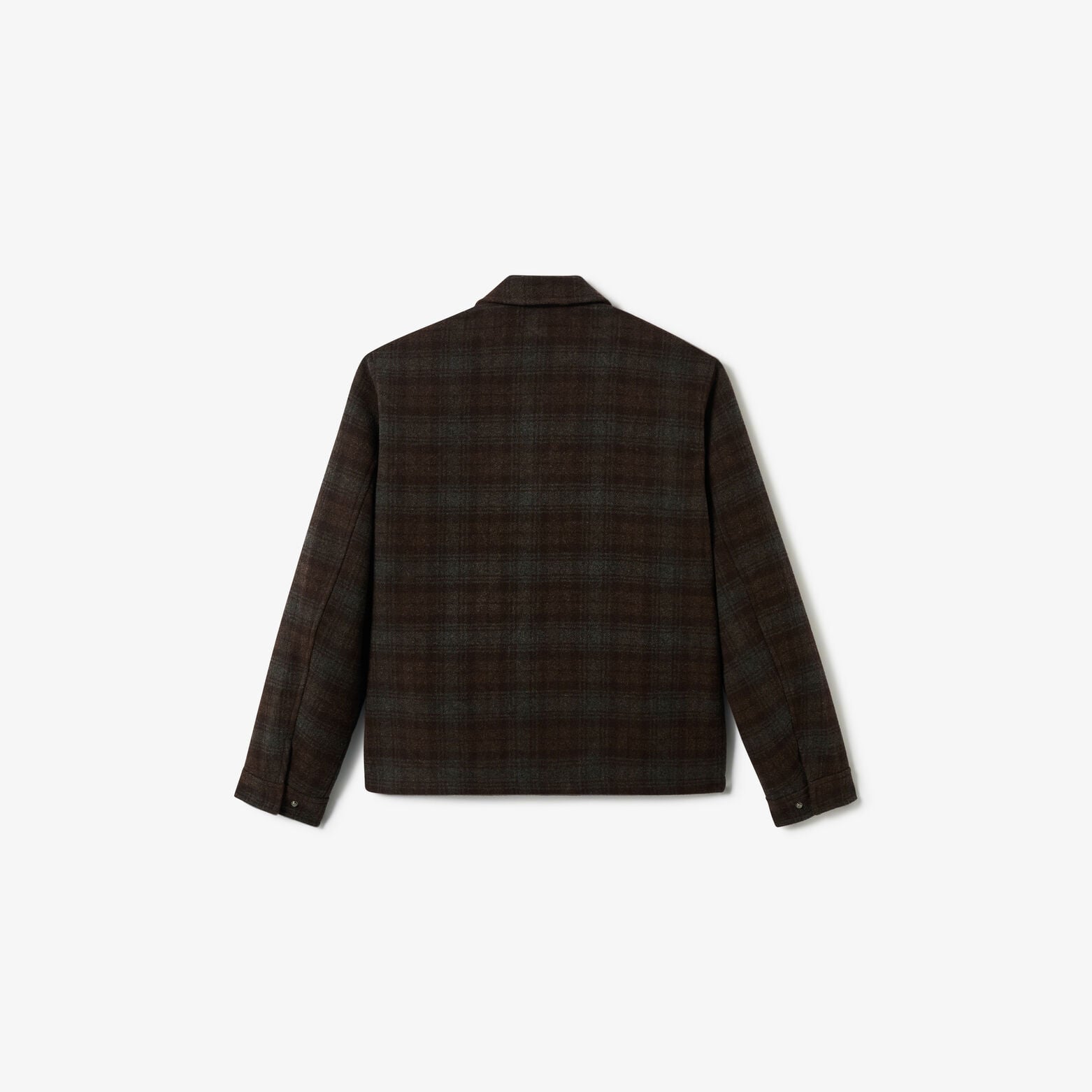 Blouson contenant de la laine col chemise zipp&eacute;