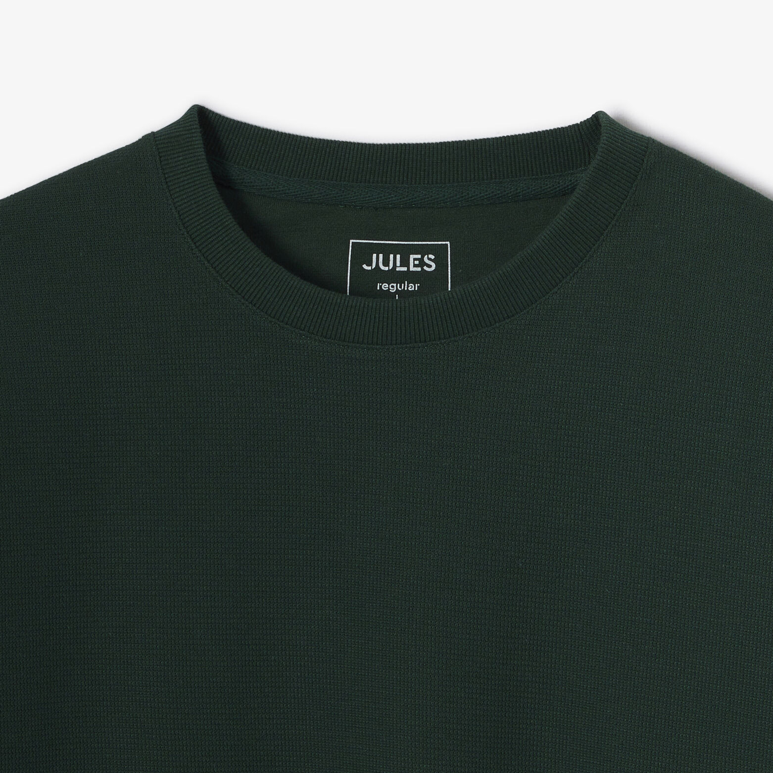 Tee shirt manches longues matière reliéfée