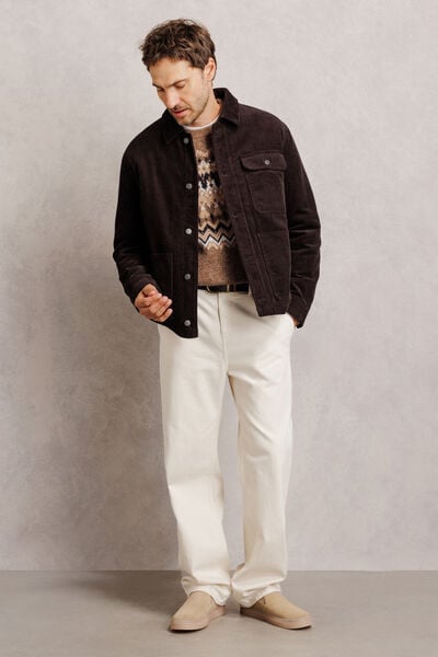 Veste velours int&eacute;rieur en sherpa