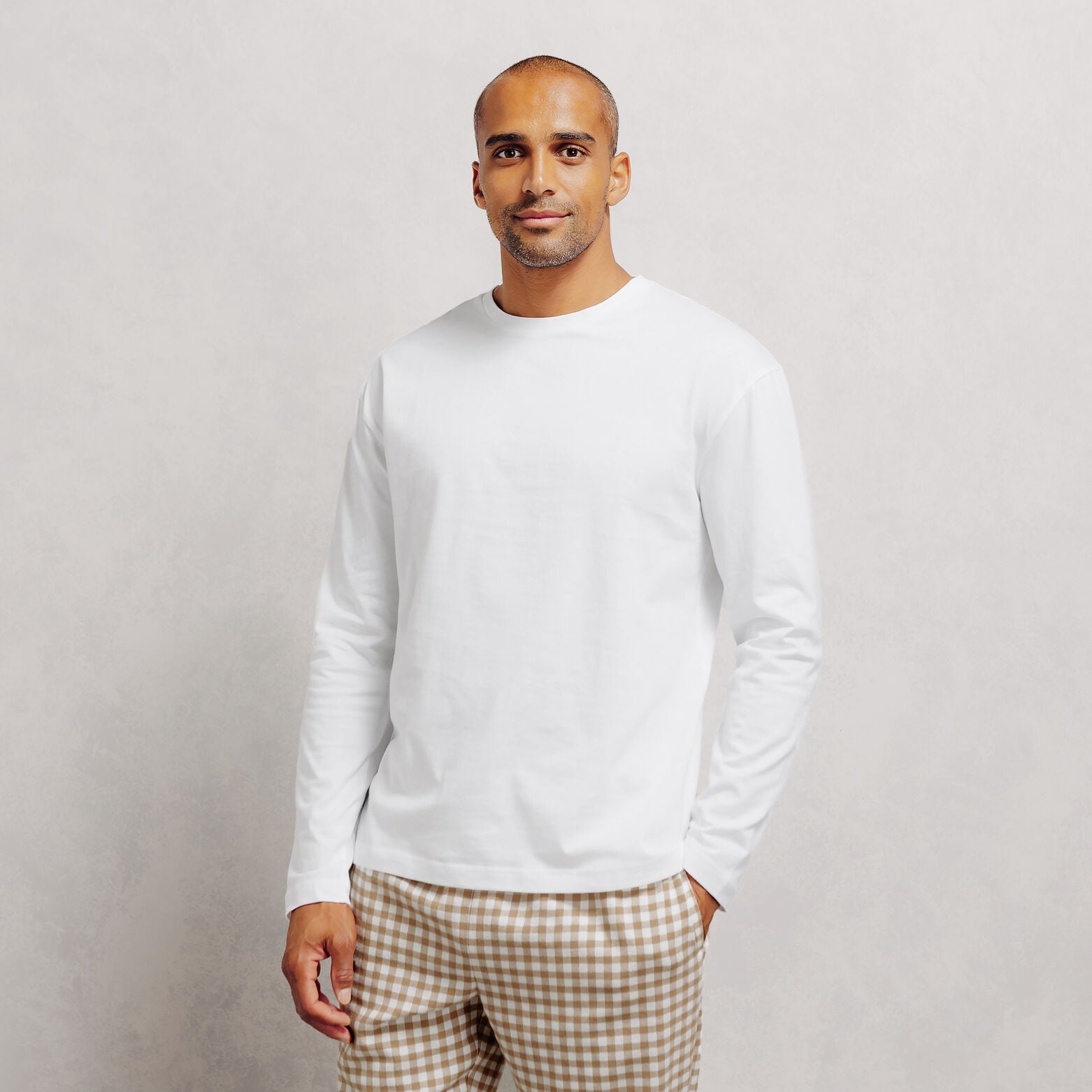 Ensemble pyjama flanelle &agrave; carreaux