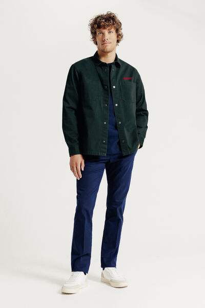 Overhemd in katoen met print