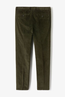Pantalon chino straight velours