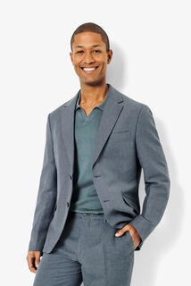 Kostuumvest met linnen