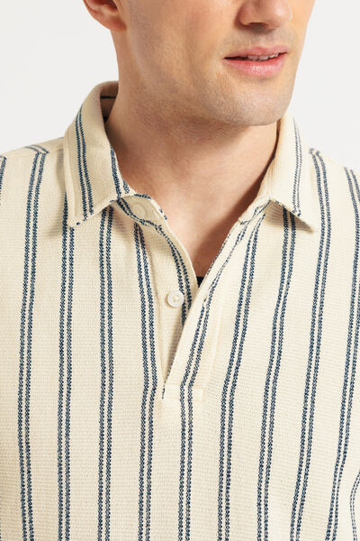 Polo manches courtes ray&eacute;