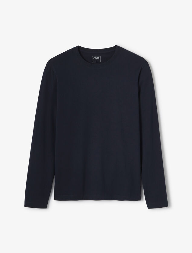 Tee shirt manches longues mati&egrave;re douce