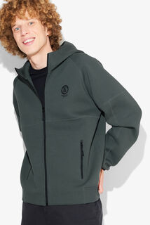 Sweat zippé à capuche