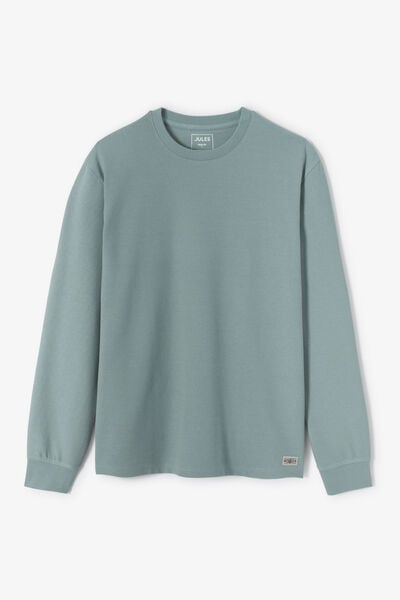 Tee shirt manches longues matière reliéfée