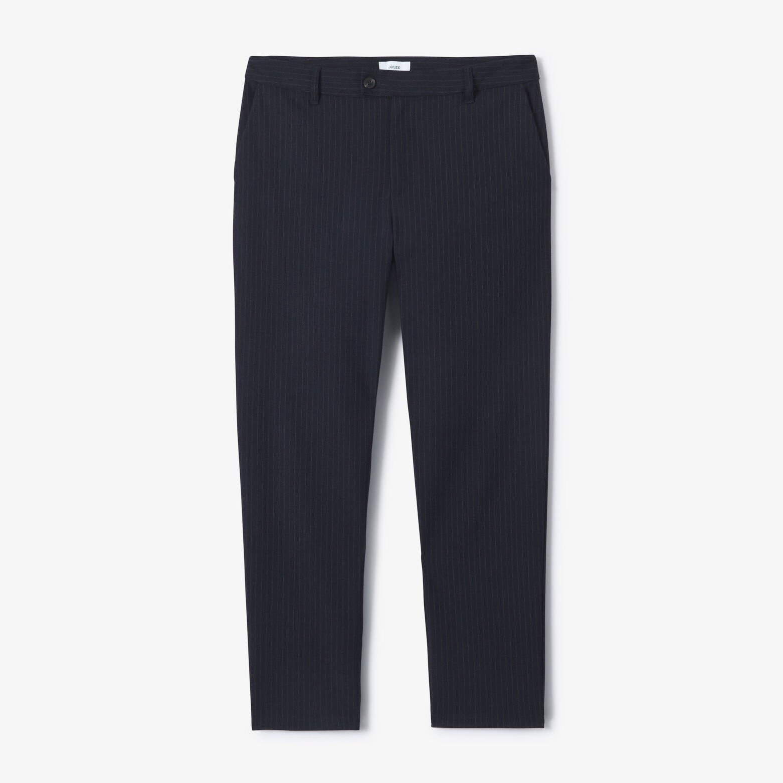 Pantalon chino tapered ray&eacute;
