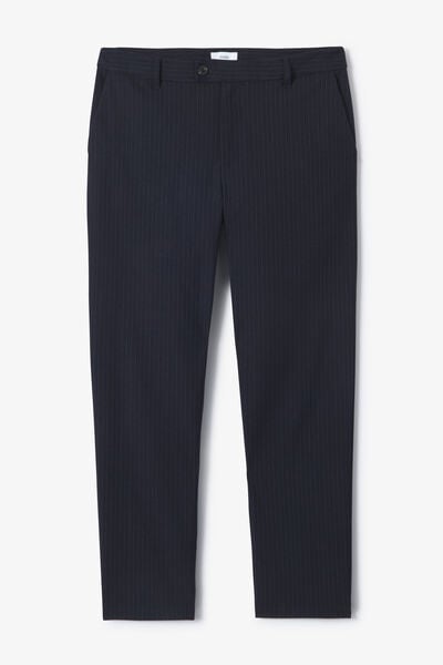 Pantalon chino tapered ray&eacute;