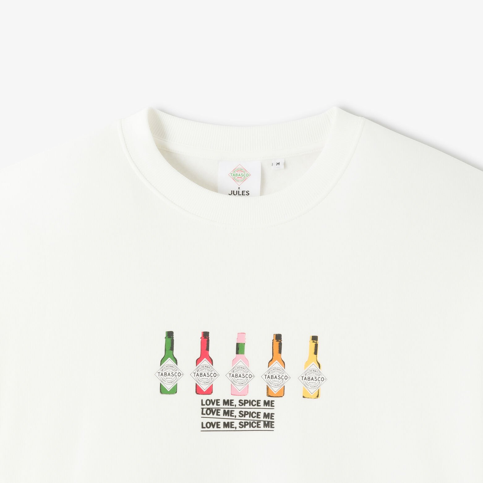 Sweat col rond imprim&eacute; licence Tabasco