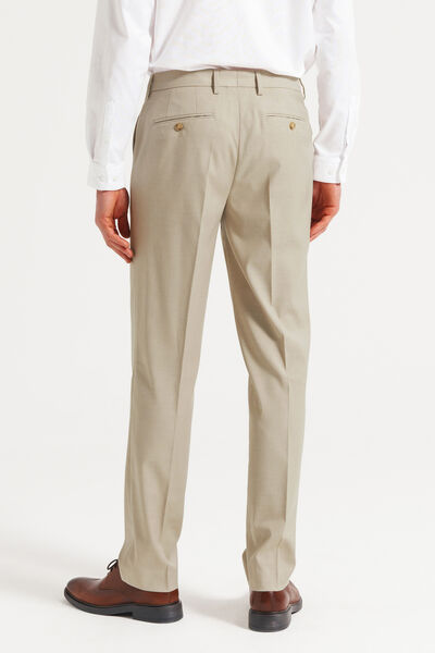 Pantalon de costume confort tissage twill