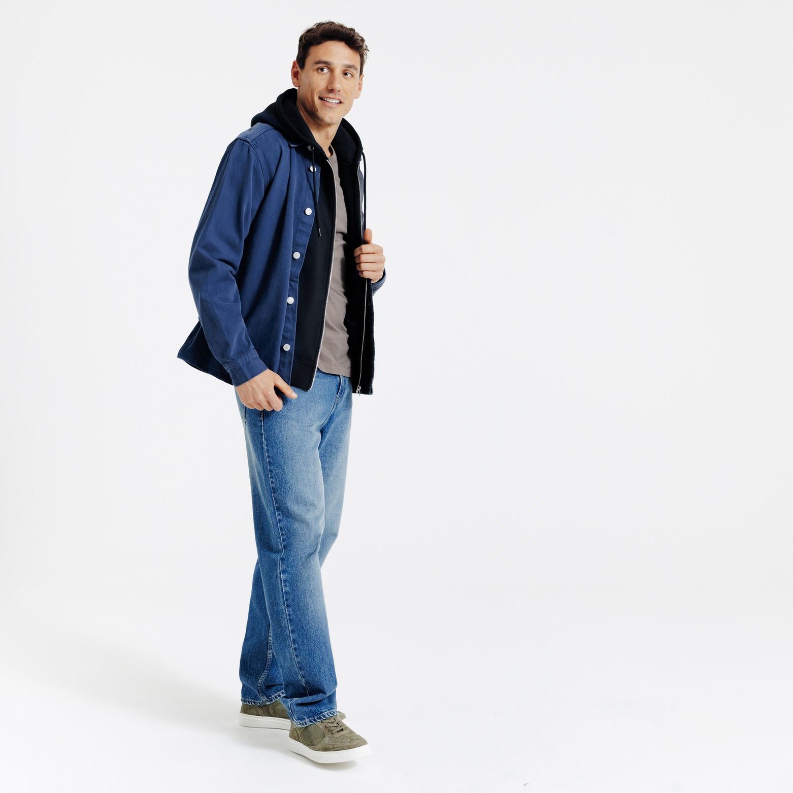 Sweat &agrave; capuche zipp&eacute;