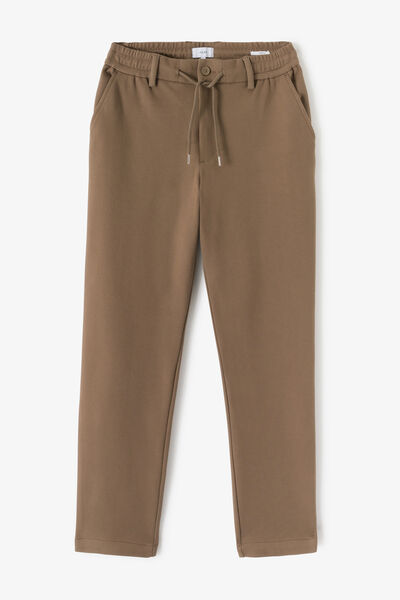 Pantalon chino tapered maille